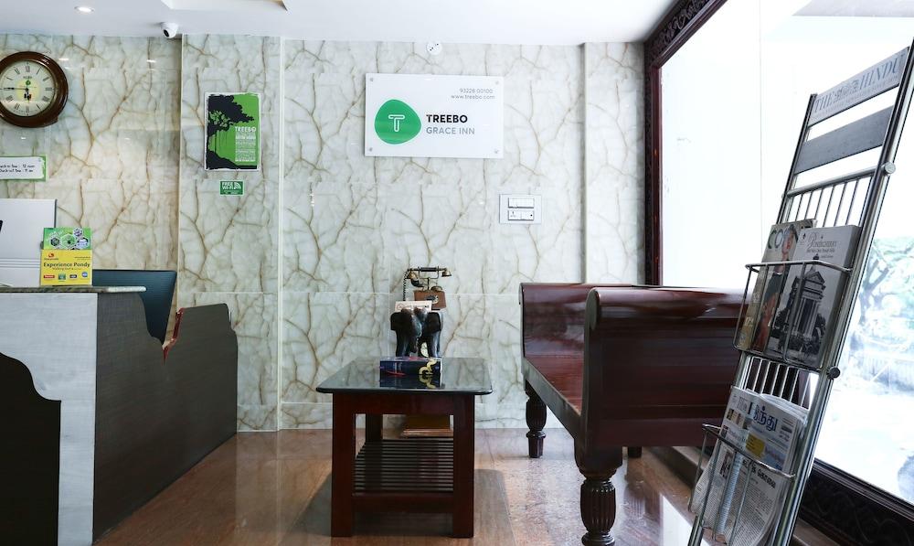 Treebo Grace Inn, 3 Min Walk From Promenade Beach Pondicherry Luaran gambar
