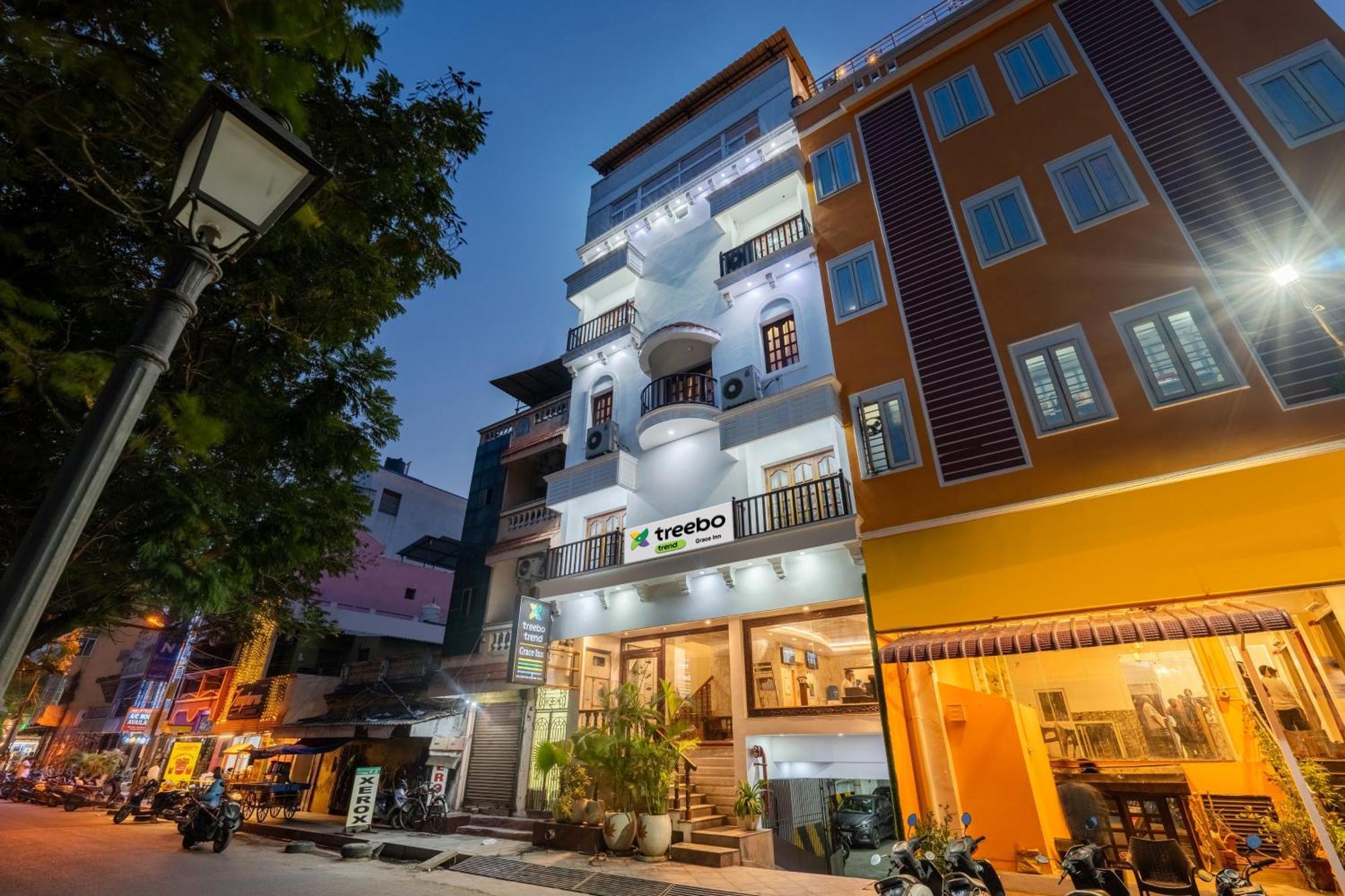 Treebo Grace Inn, 3 Min Walk From Promenade Beach Pondicherry Luaran gambar